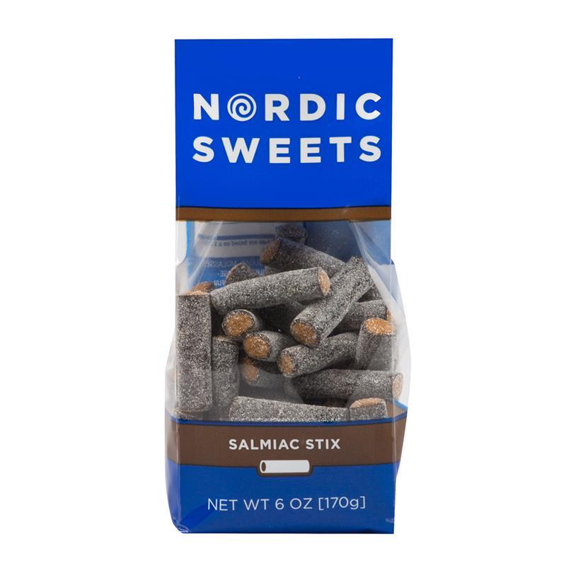 Nordic Sweets Salty Licorice Salmiac Heksehyl Stix,23254