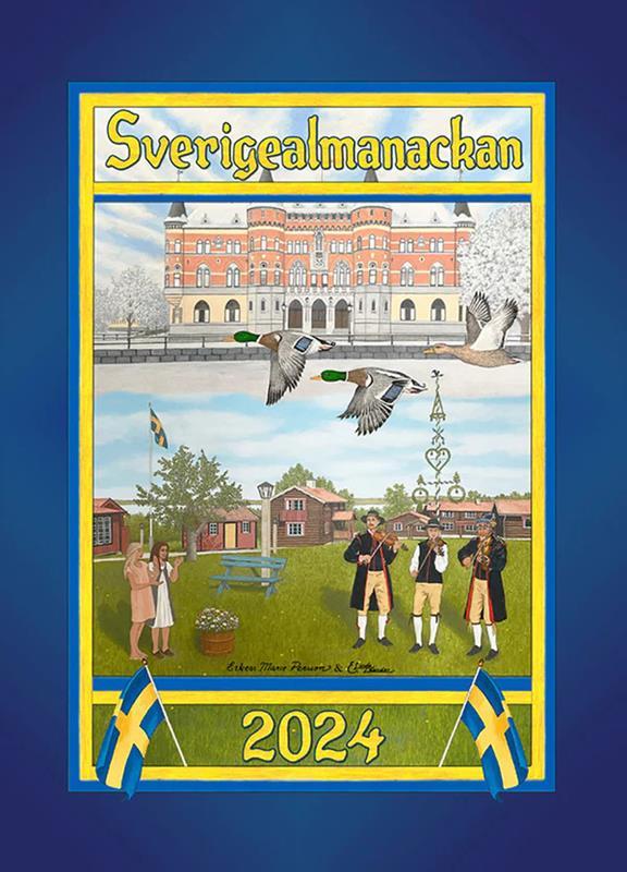 Sverigealmanackan 2024 Large Wall Calendar,CAL602