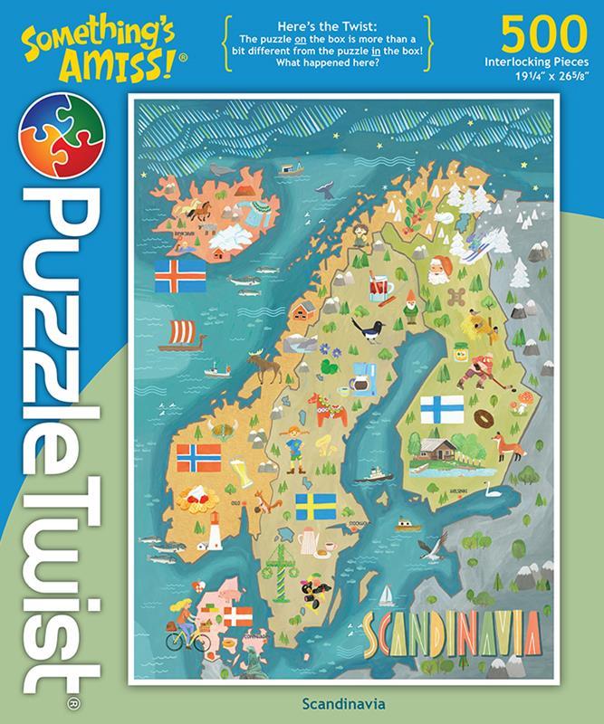 PuzzleTwist: Scandinavia, 500 Pieces (last one),10193