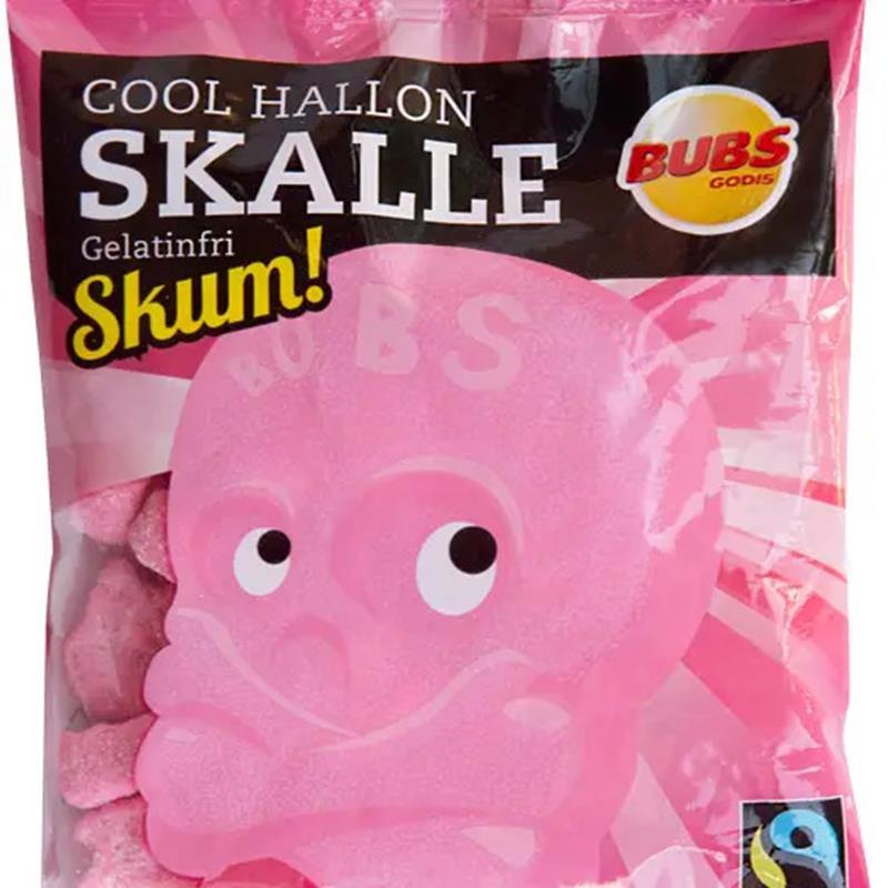 Bubs Cool Hallon Skalle (Sour Raspberry Skulls)