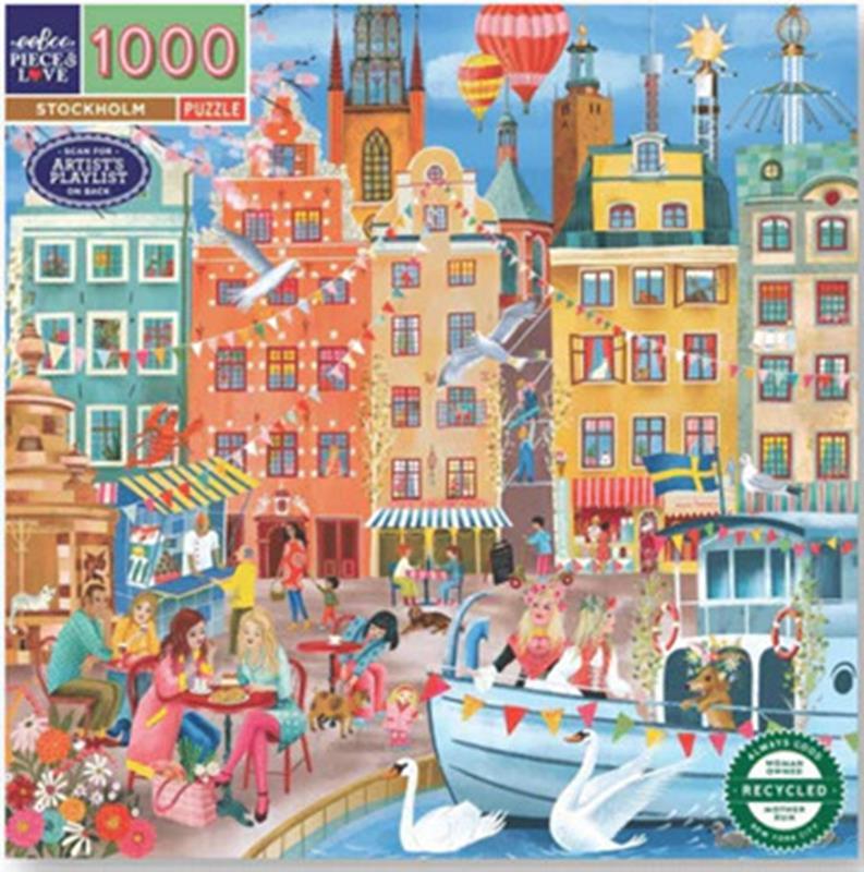 1,000 Piece Puzzle: Stockholm,NOV252