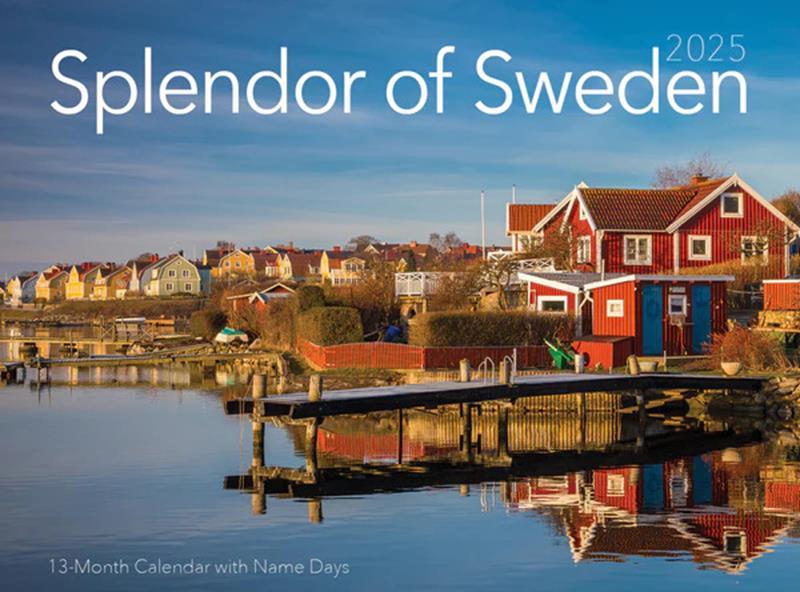 2025 Splendor of Sweden Calendar,CAL701