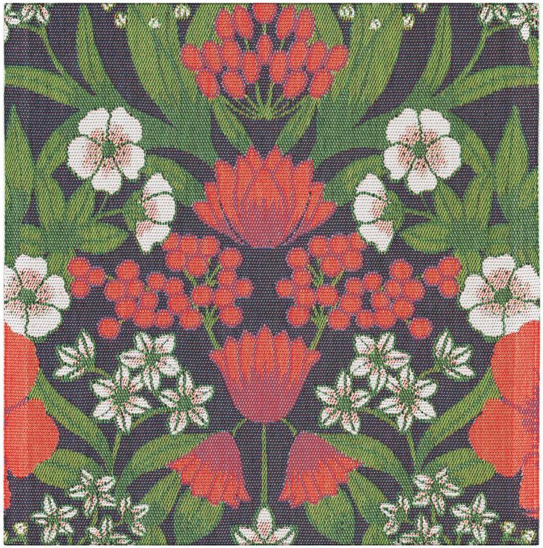 Julblommor Napkin by Ekelund,A1957