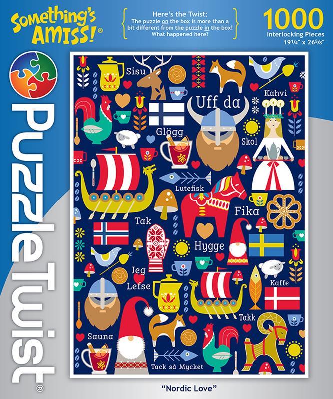 PuzzleTwist: Nordic Love, 1000 Pieces,10151