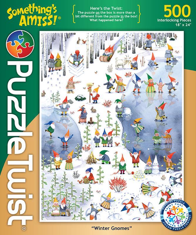 PuzzleTwist: Winter Gnomes, 500 Pieces,10188