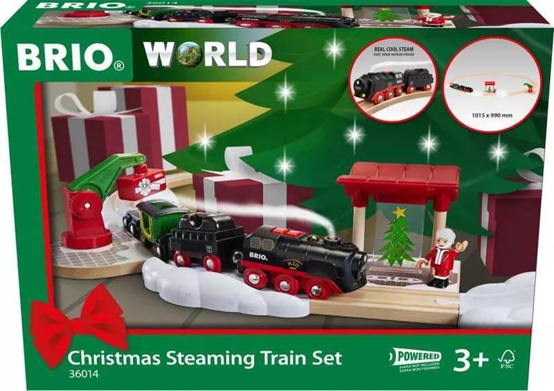 BRIO Christmas Steaming Train Set,63601400