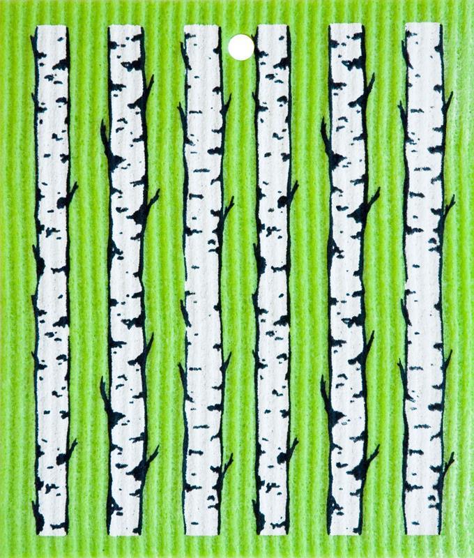 Birch Trees Swedish Wash Cloth,56-521