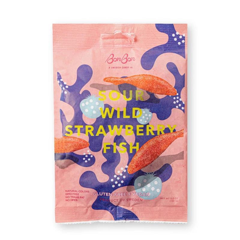Bonbon's Sour Wild Strawberry Fish,8323112