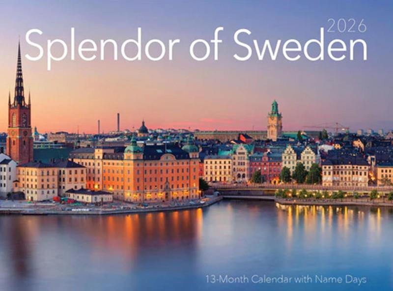 2026 Splendor of Sweden Calendar,CAL101