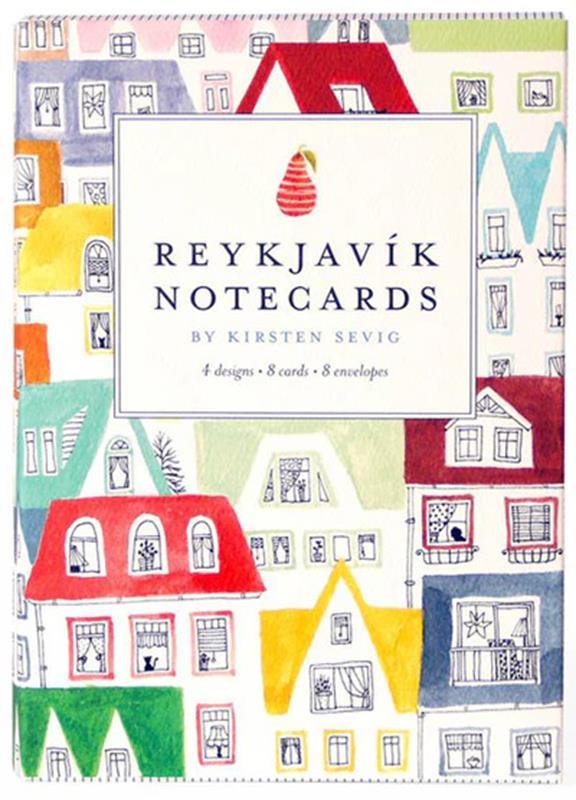 Reykjavík Notecards by Kirsten Sevig,CRD620
